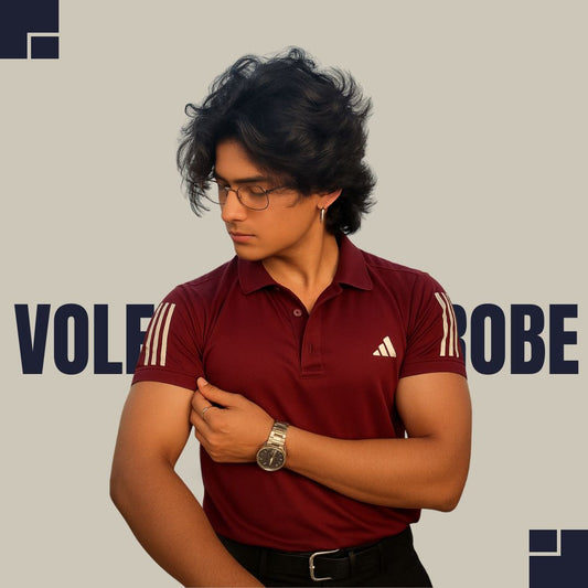 Adi Men's Striped Polo