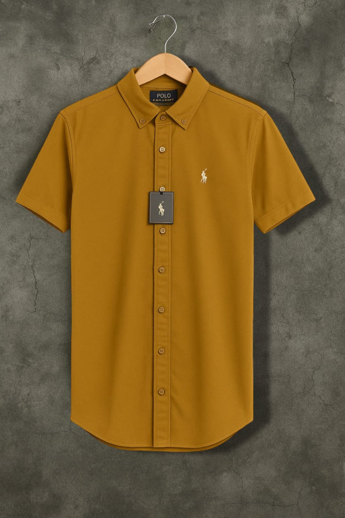 Yellow Polo Shirt for Men Smart Casual Look