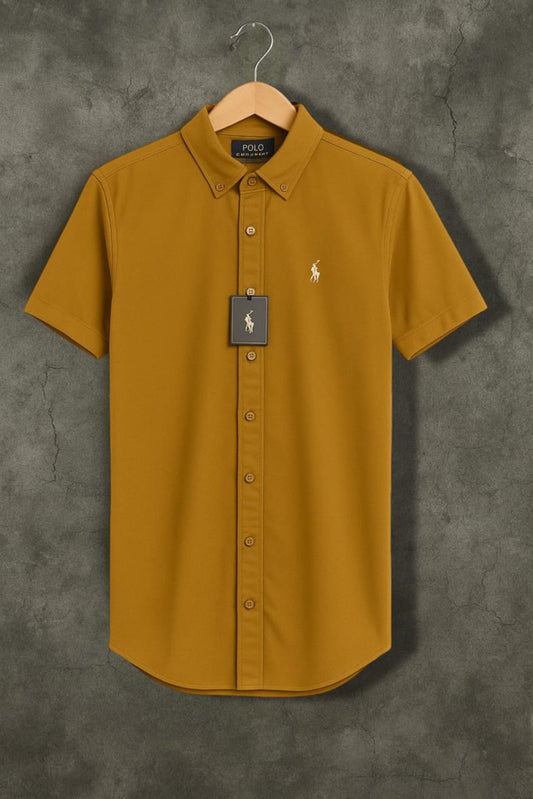 Yellow Polo Shirt for Men Smart Casual Look