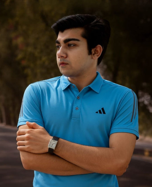 Sky Blue Men's  Polo